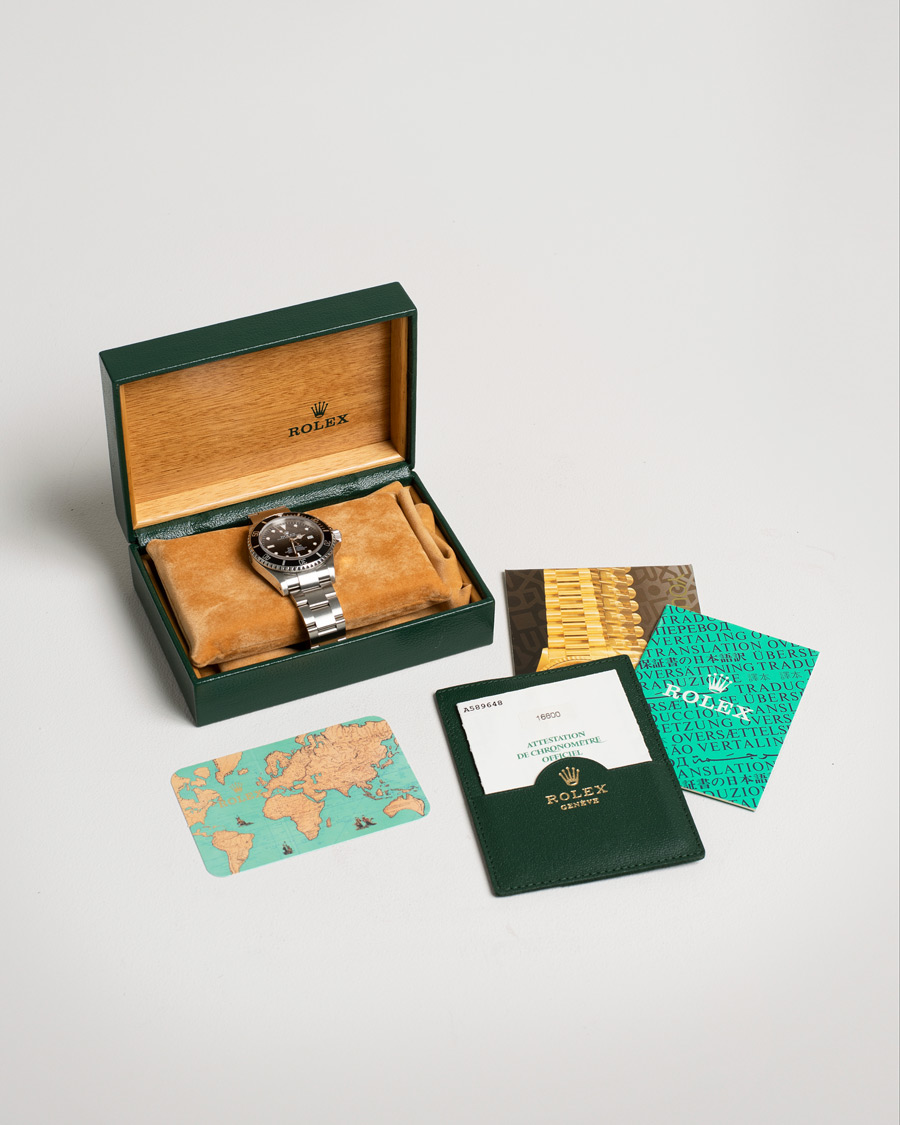 Mies | Rolex Pre-Owned Sea Dweller 16600 Oyster Perpetual Steel Black | Rolex Pre-Owned | Sea Dweller 16600 Oyster Perpetual Steel Black