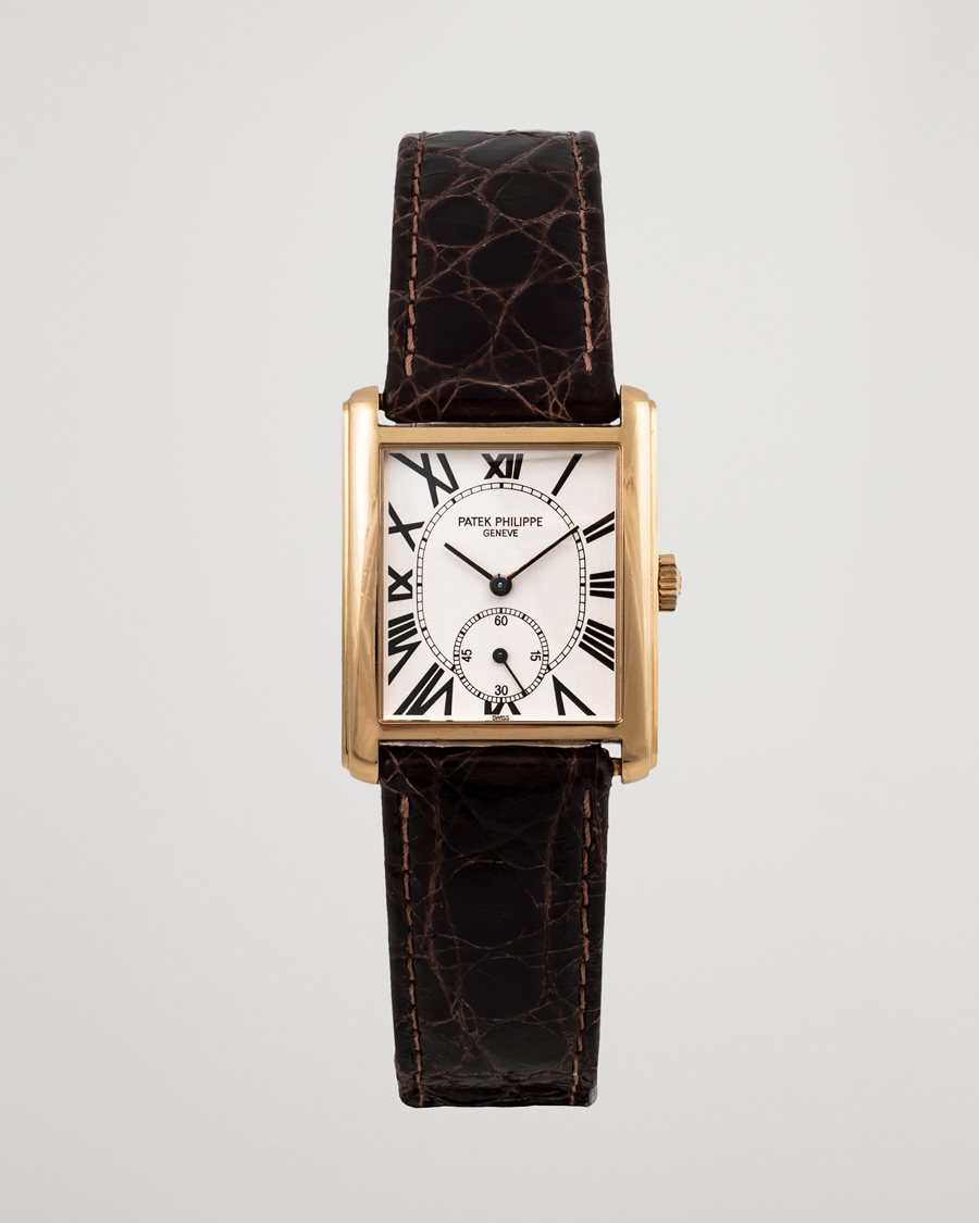 Mies | Patek Philippe Pre-Owned Gondolo 18K 5014J-013 Gold White | Patek Philippe Pre-Owned | Gondolo 18K 5014J-013 Gold White