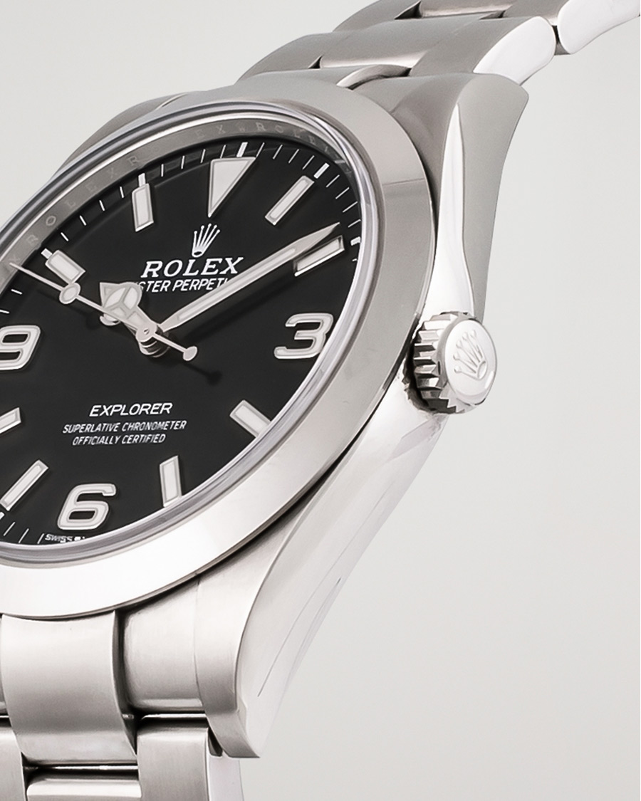 Mies | Rolex Pre-Owned Explorer 39mm 214270 Steel Black | Rolex Pre-Owned | Explorer 39mm 214270 Steel Black