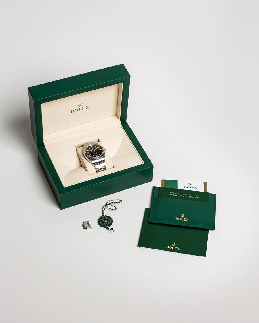 Mies | Rolex Pre-Owned Explorer 39mm 214270 Steel Black | Rolex Pre-Owned | Explorer 39mm 214270 Steel Black