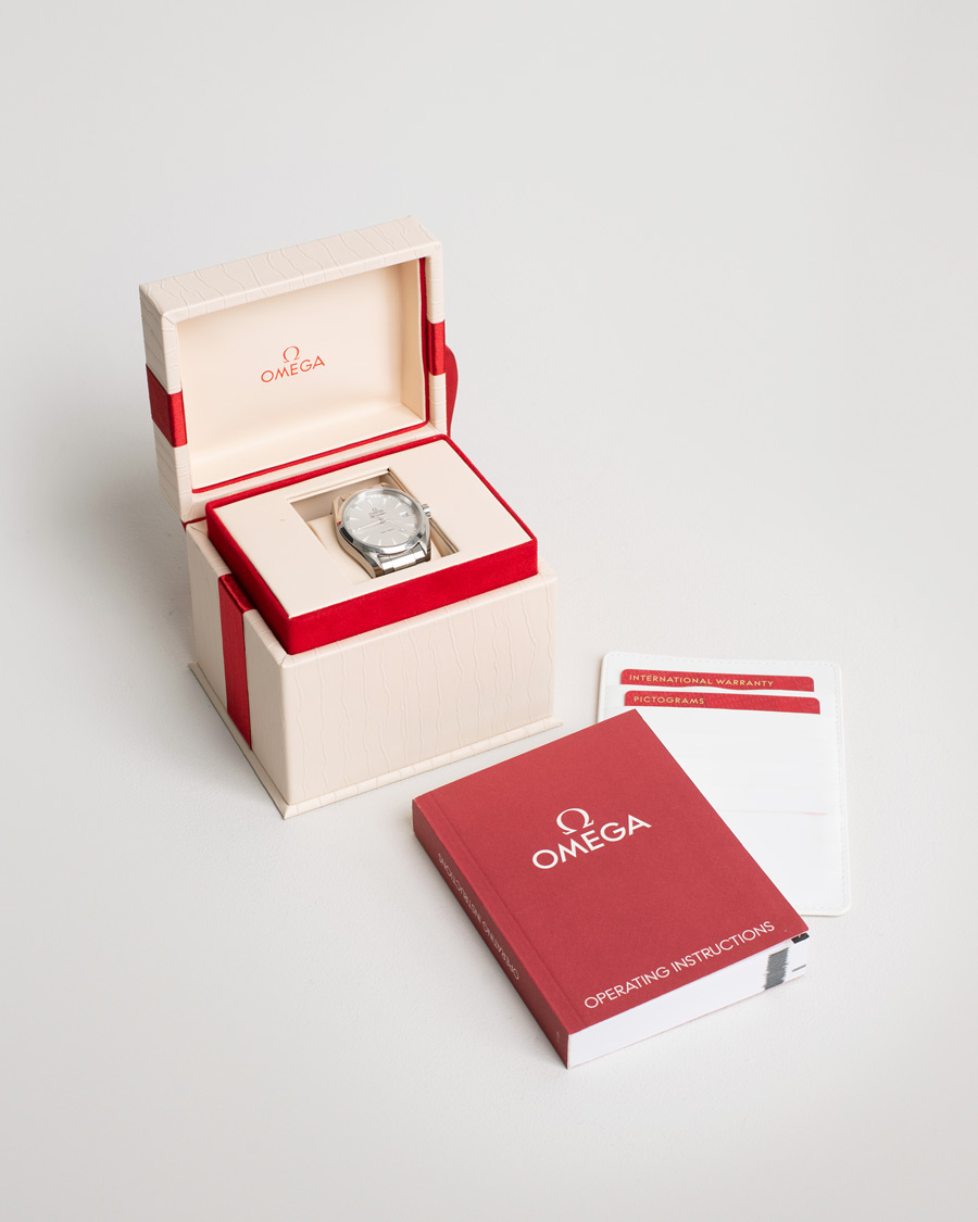 Mies | Omega Pre-Owned Seamaster Aqua Terra Steel White | Omega Pre-Owned | Seamaster Aqua Terra Steel White