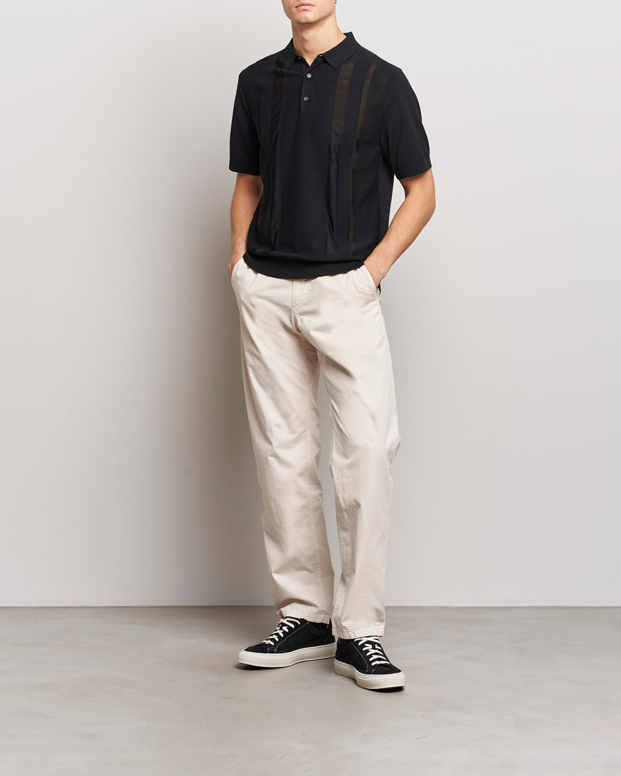 Mies | Pikeet | J.Lindeberg | Ryce Texture Blocking Polo Black