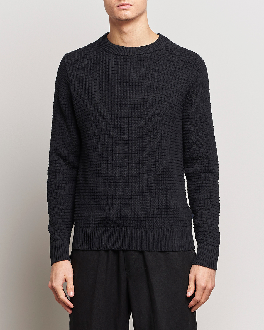 Mies |  | J.Lindeberg | Archer Structure Sweater Black
