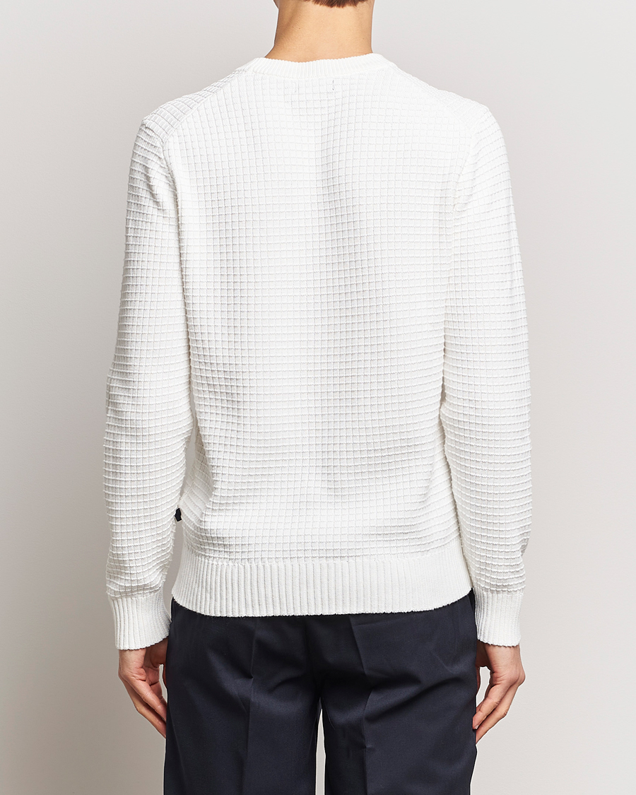 Mies | Puserot | J.Lindeberg | Archer Structure Sweater Cloud White