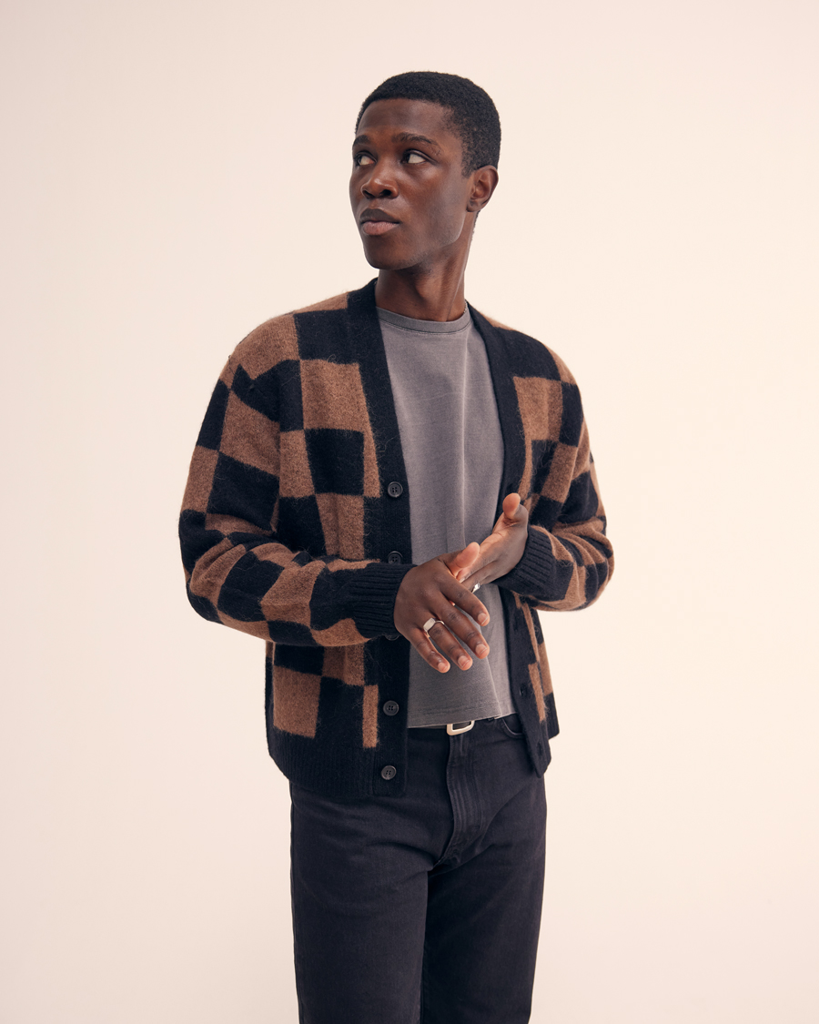 Mies | Puserot | J.Lindeberg | Sammy Knitted Cardigan Black