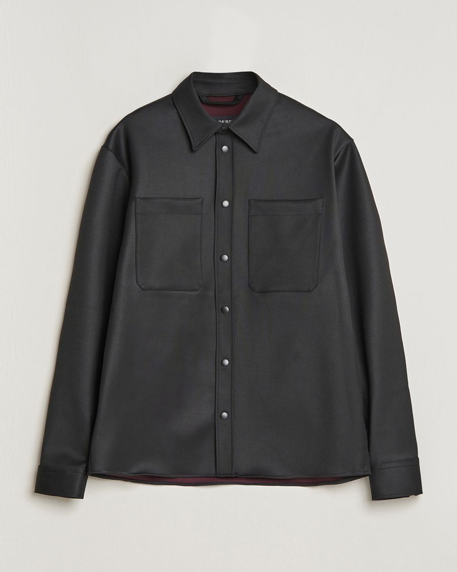 Mies | Takit | J.Lindeberg | Coen Double Face Overshirt Black