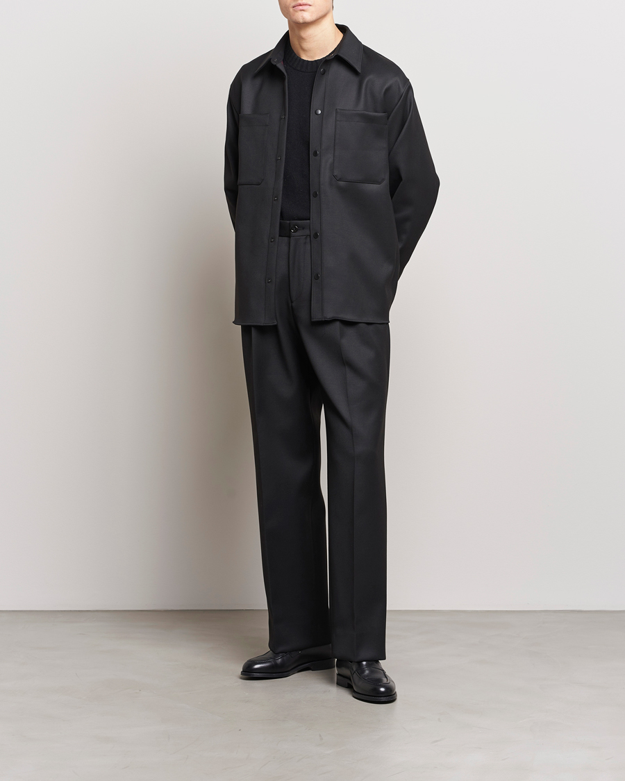 Mies | Takit | J.Lindeberg | Coen Double Face Overshirt Black