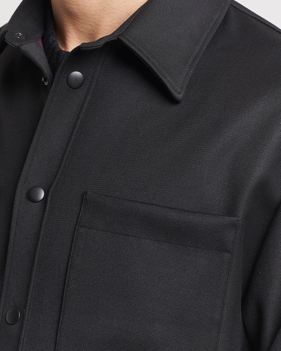 Mies | Takit | J.Lindeberg | Coen Double Face Overshirt Black