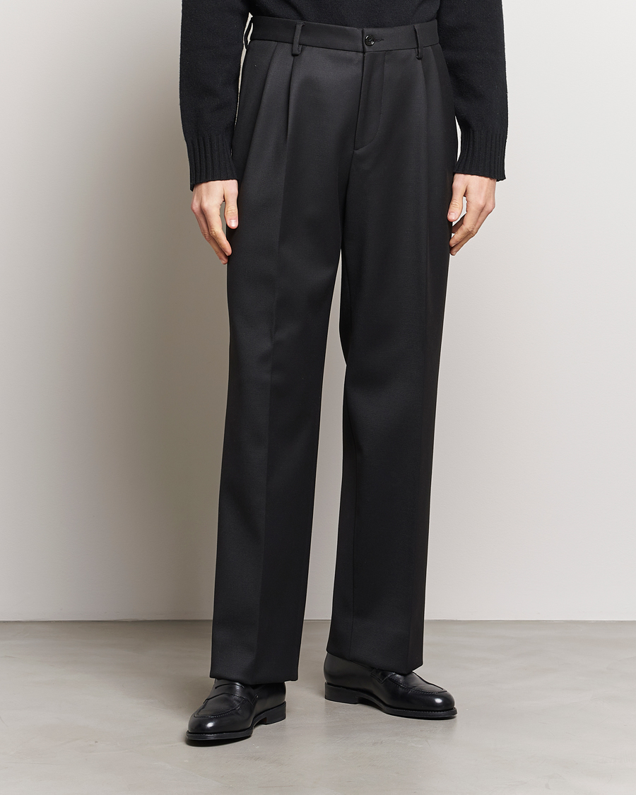 Mies | Housut | J.Lindeberg | Haij Double Pleat Pants Black