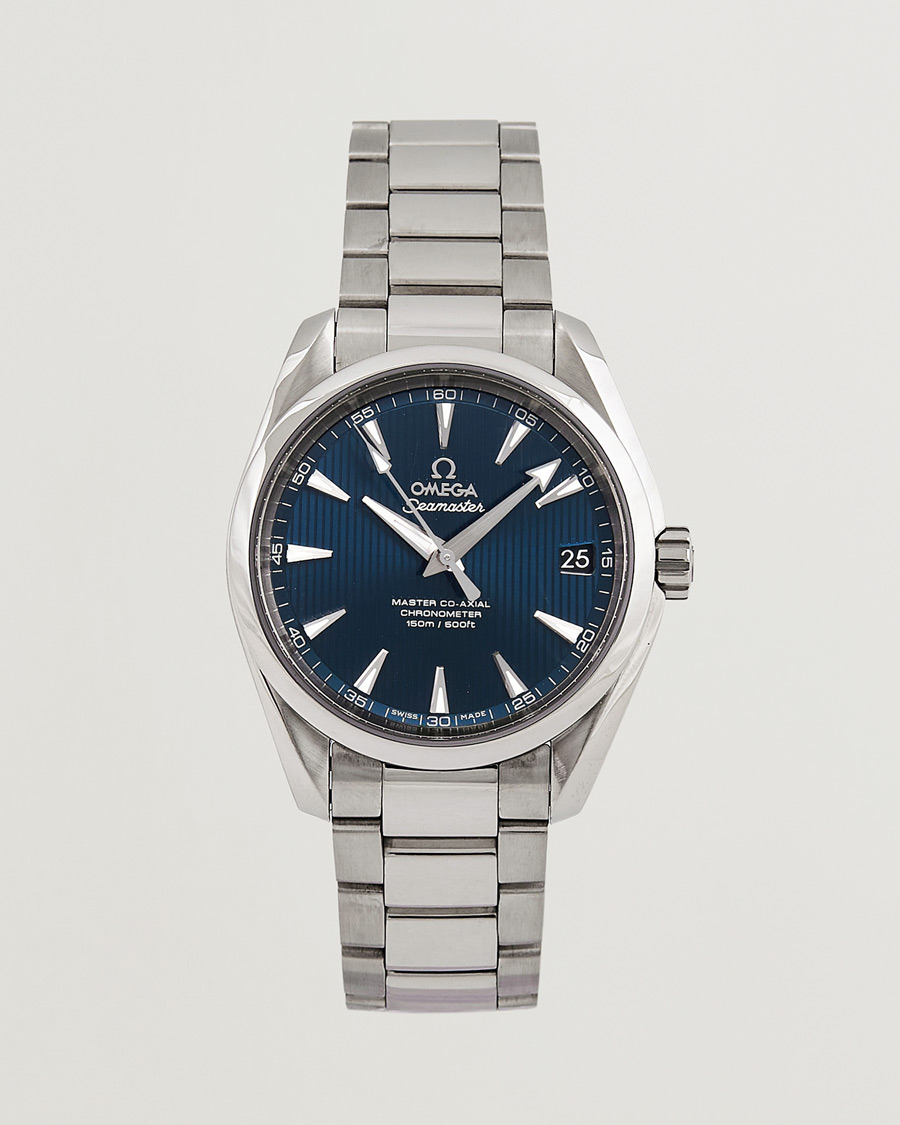 Mies | Omega Seamaster Aqua Terra 150m Co-Axial Blue 