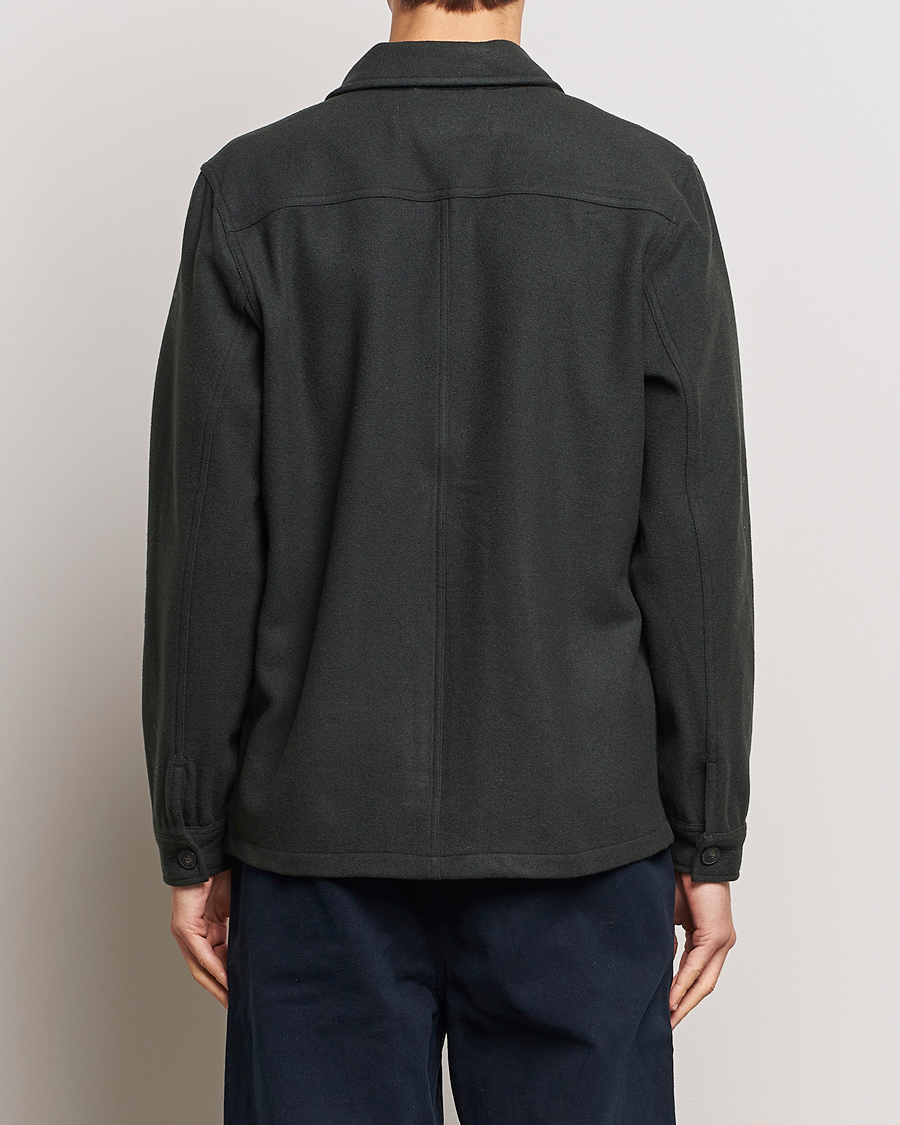 Mies | Kauluspaidat | A Day's March | Original Wool Overshirt Seaweed