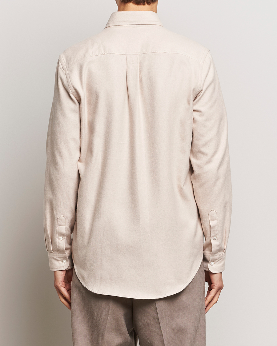Mies | Kauluspaidat | A Day's March | Moorgate Light Flanell Shirt Taupe Melange