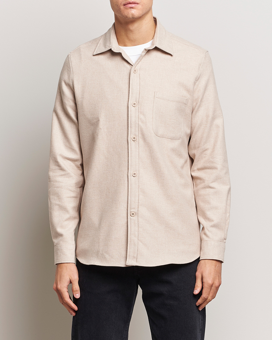 Mies | A Day's March | A Day's March | Redhill Heavy Flanell Shirt Sand