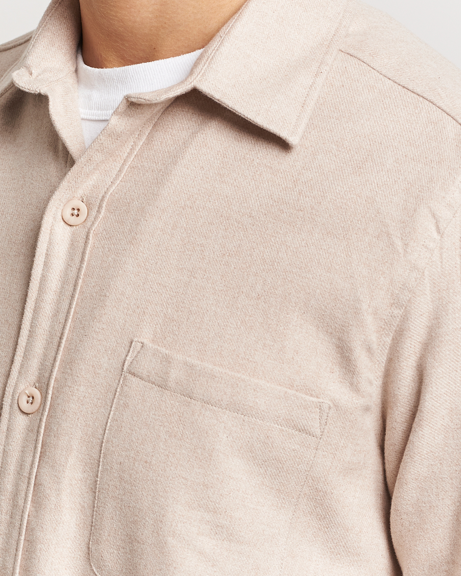 Mies | Kauluspaidat | A Day's March | Redhill Heavy Flanell Shirt Sand