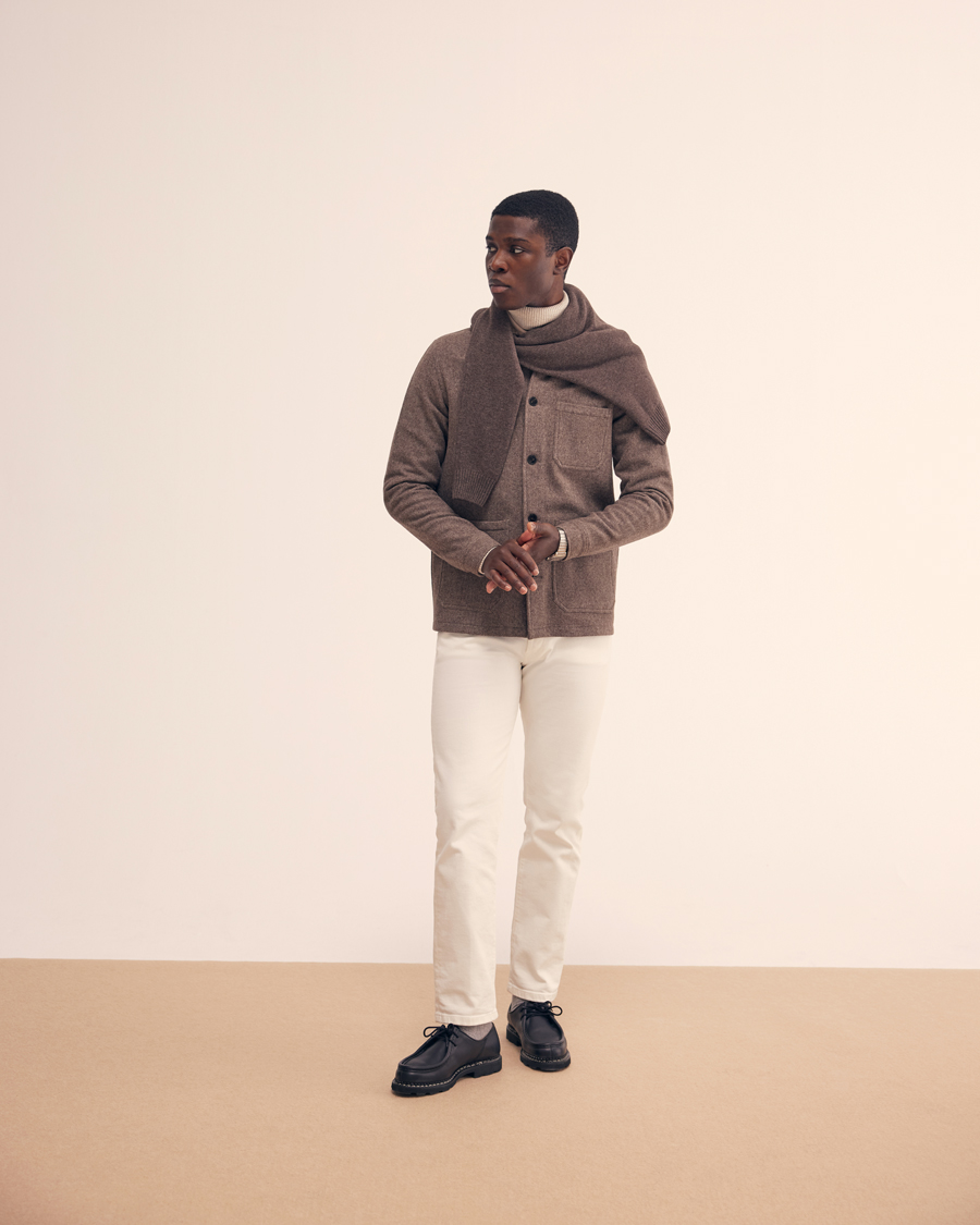 Mies | Kauluspaidat | A Day's March | Redhill Heavy Flanell Shirt Sand