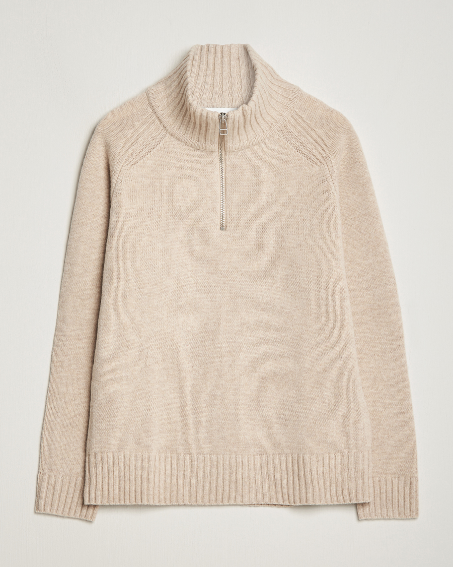 Mies | A Day's March | A Day's March | Cullan Wool Half-Zip Sand