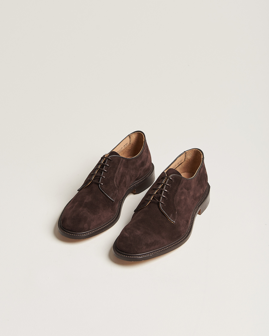 Mies |  | Tricker's | Robert Derby Shoes Coffee Suede