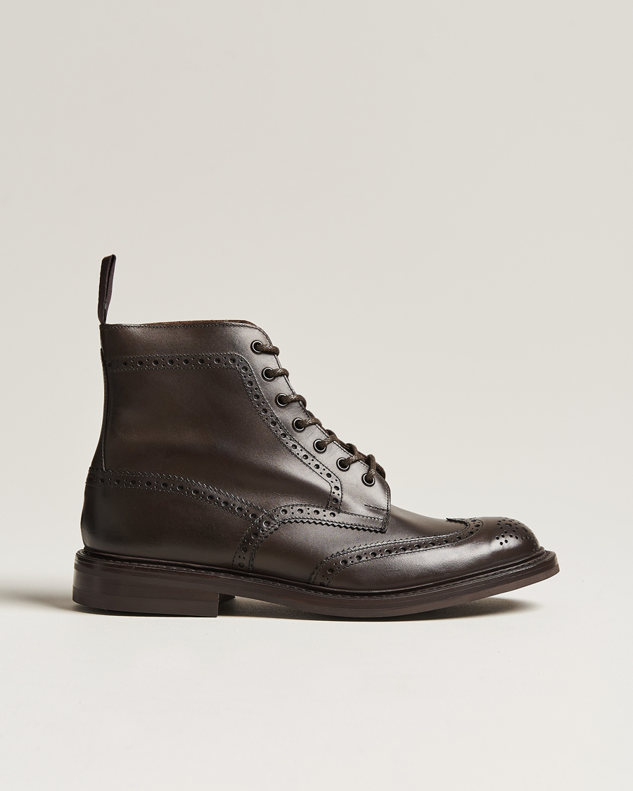 Mies |  | Tricker's | Stow Dainite Country Boots Espresso Calf