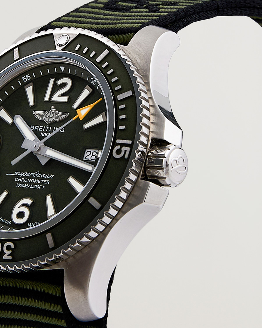 Mies | Breitling Pre-Owned Superocean 44 Outerknown A17367 Steel Green | Breitling Pre-Owned | Superocean 44 Outerknown A17367 Steel Green