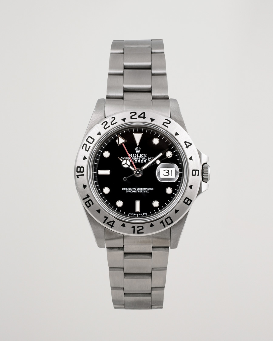 Mies | Rolex Pre-Owned Explorer II 16570 Steel Black | Rolex Pre-Owned | Explorer II 16570 Steel Black