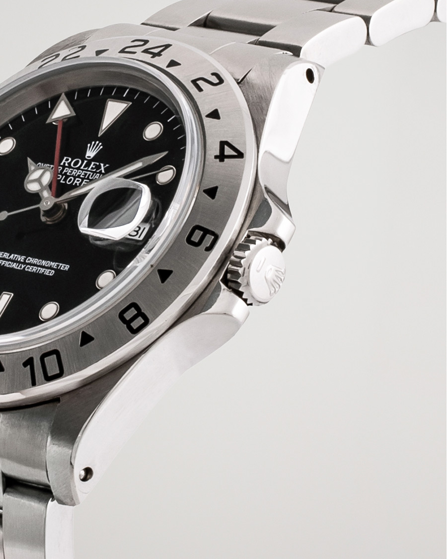 Mies | Rolex Pre-Owned Explorer II 16570 Steel Black | Rolex Pre-Owned | Explorer II 16570 Steel Black