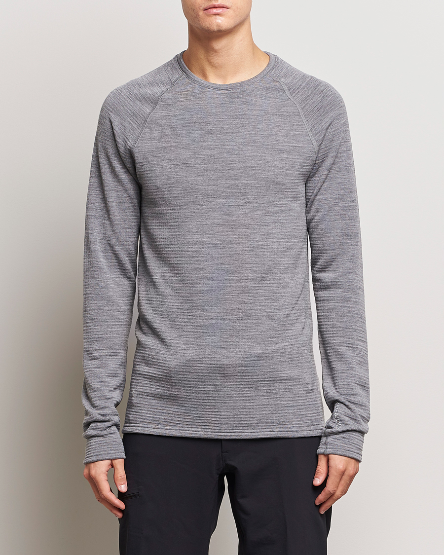 Mies | Puserot | Houdini | Desoli Merino Thermal Crew College Grey