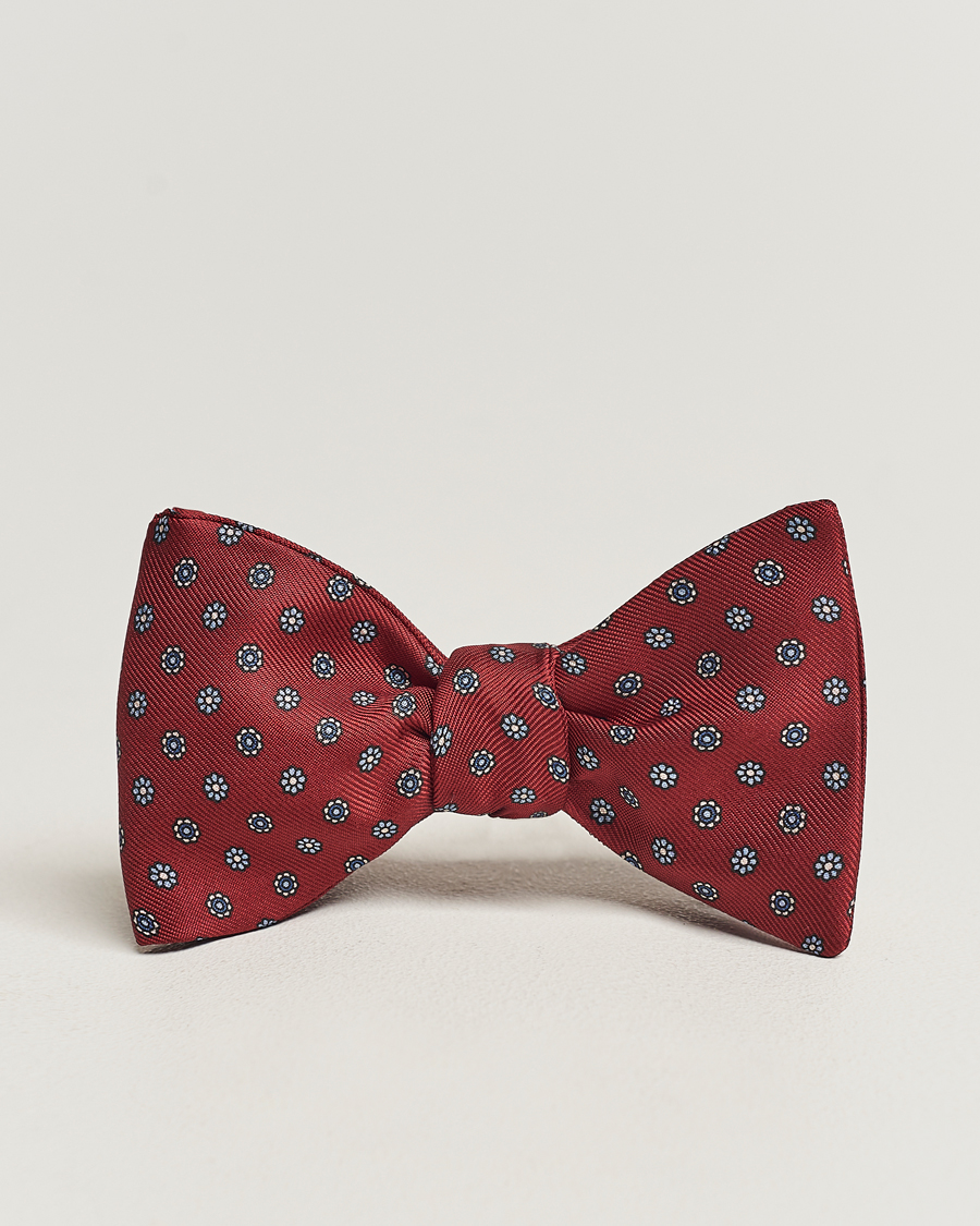 Mies | E. Marinella Silk Bow Tie Burgundy | E. Marinella | Silk Bow Tie Burgundy