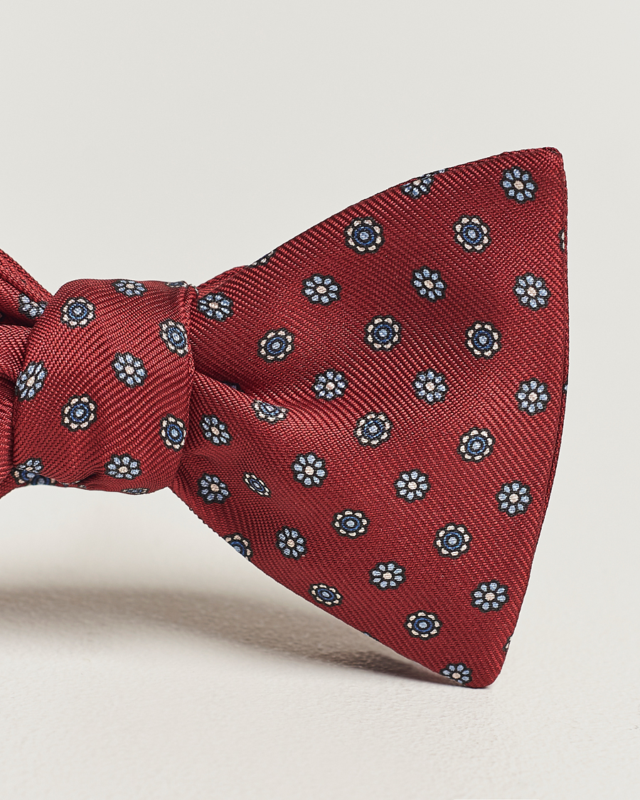 Mies | E. Marinella Silk Bow Tie Burgundy | E. Marinella | Silk Bow Tie Burgundy