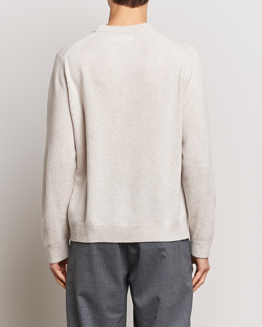 Mies | Puserot | Samsøe Samsøe | Isak Merino Knitted Sweater Silver Lining