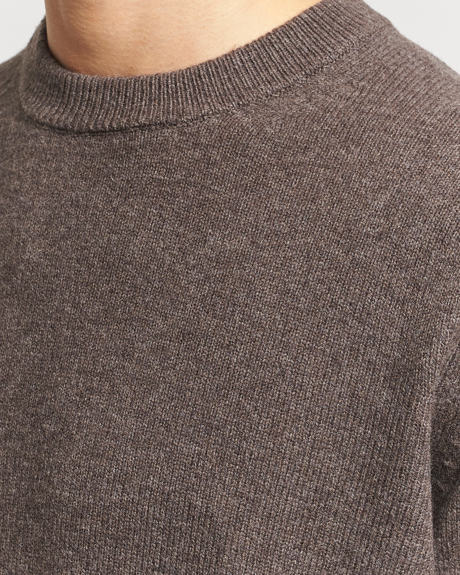 Mies | Puserot | Samsøe Samsøe | Isak Merino Knitted Sweater Major Brown