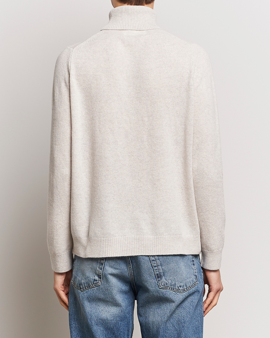 Mies | Puserot | Samsøe Samsøe | Isak Merino Knitted Turtleneck Silver Lining