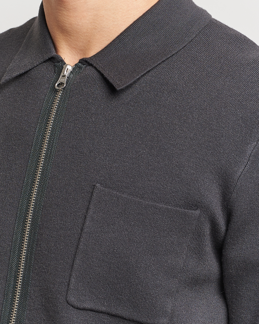 Mies | Puserot | Samsøe Samsøe | Guna Full Zip Volcanic Ash