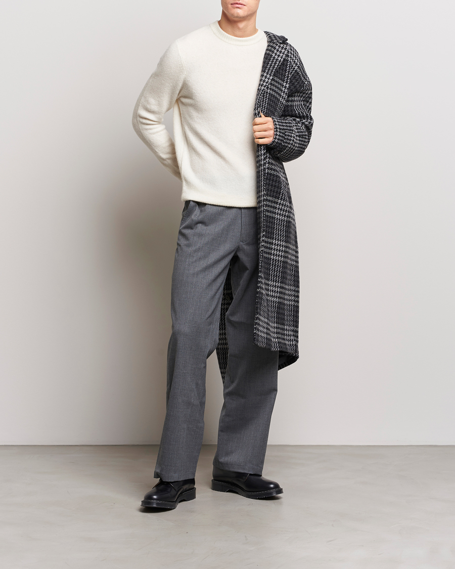 Mies | Puserot | Samsøe Samsøe | Butler Yak Crew Neck Clear Cream