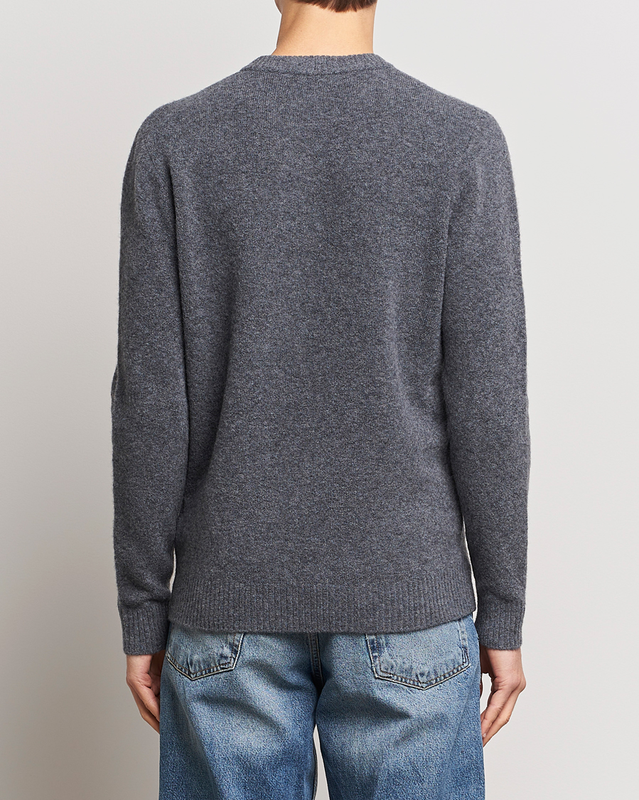 Mies | Puserot | Samsøe Samsøe | Butler Yak Crew Neck Dark Grey Melange