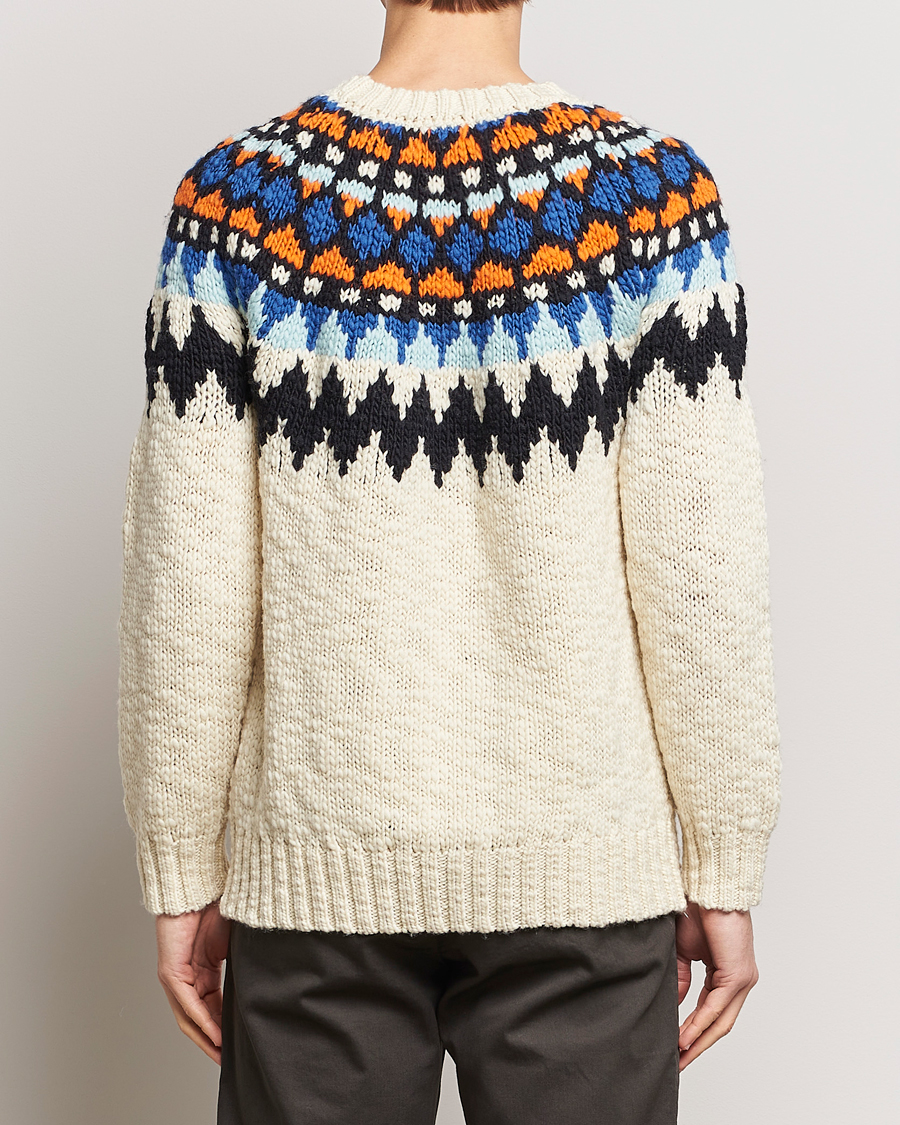 Mies | Puserot | NN07 | Felix Nordic Wool Sweater Ecru Multi