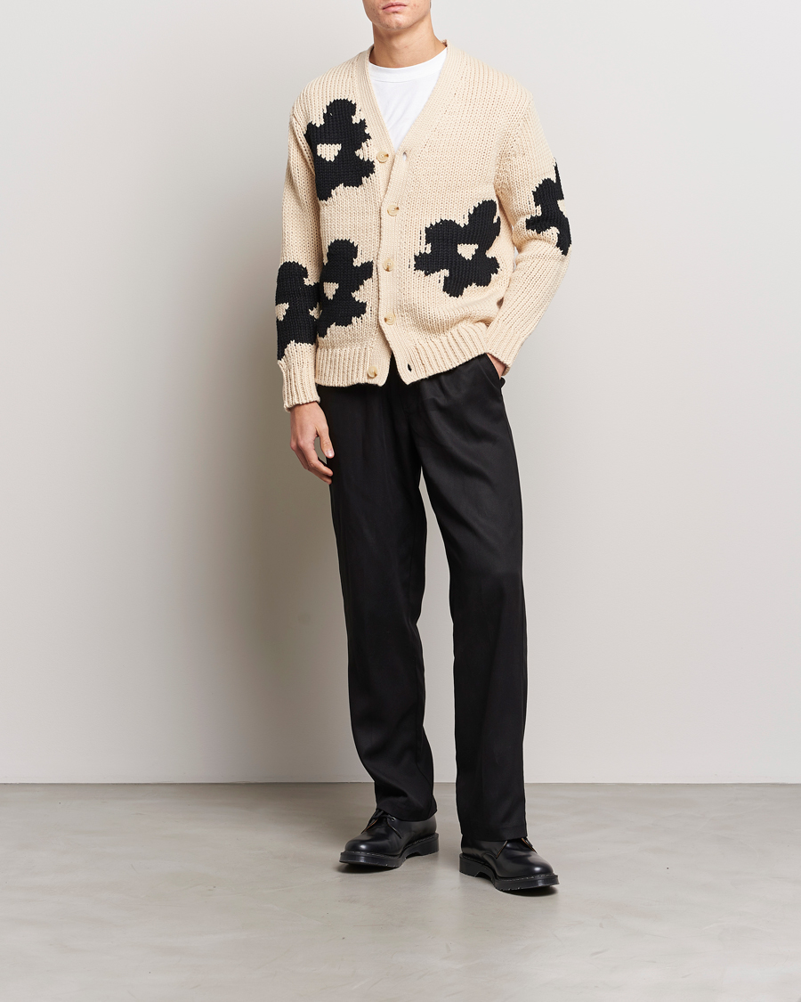 Mies | Puserot | NN07 | Mika Cardigan Ecru Multi