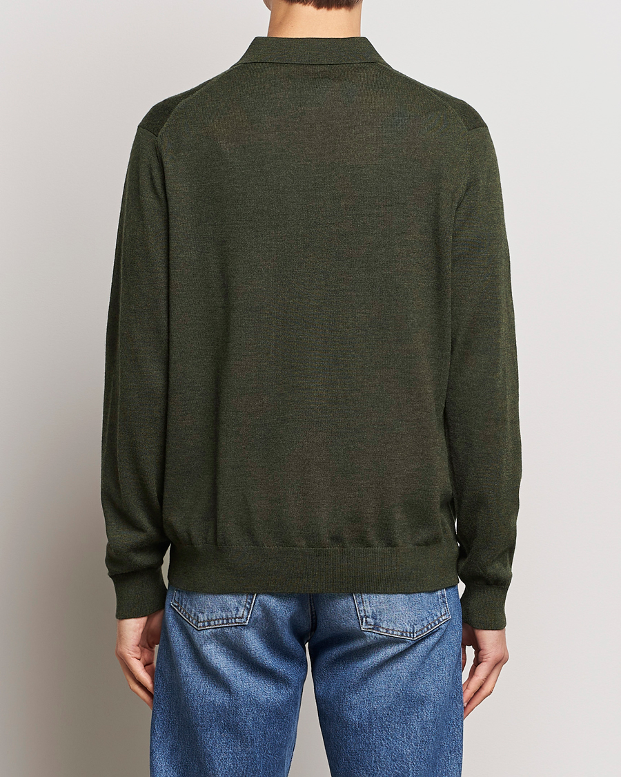 Mies | Puserot | NN07 | Sergio Half-Zip Polo Dark Green