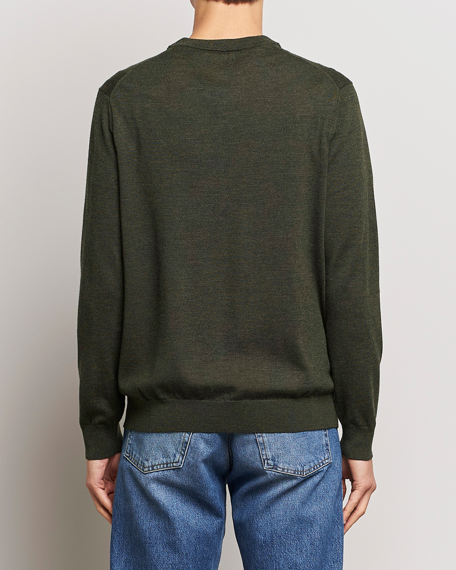 Mies | Puserot | NN07 | Sergio V-Neck Pullover Dark Green