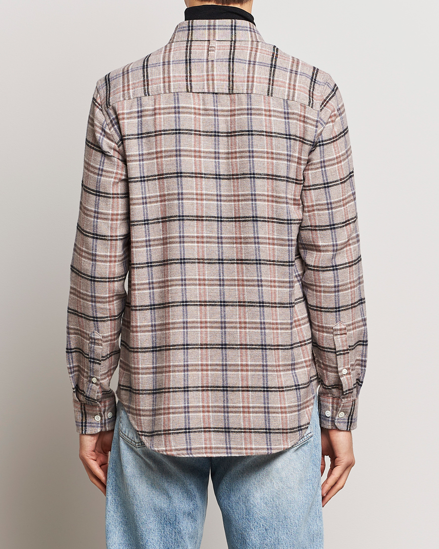 Mies | Kauluspaidat | NN07 | Arne Checked Cotton Shirt Pastel