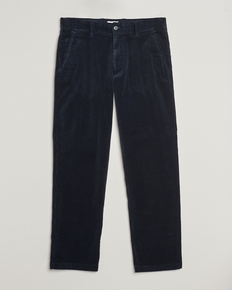 Mies | Housut | NN07 | Alex Regular Fit Corduroy Pants Navy Blue