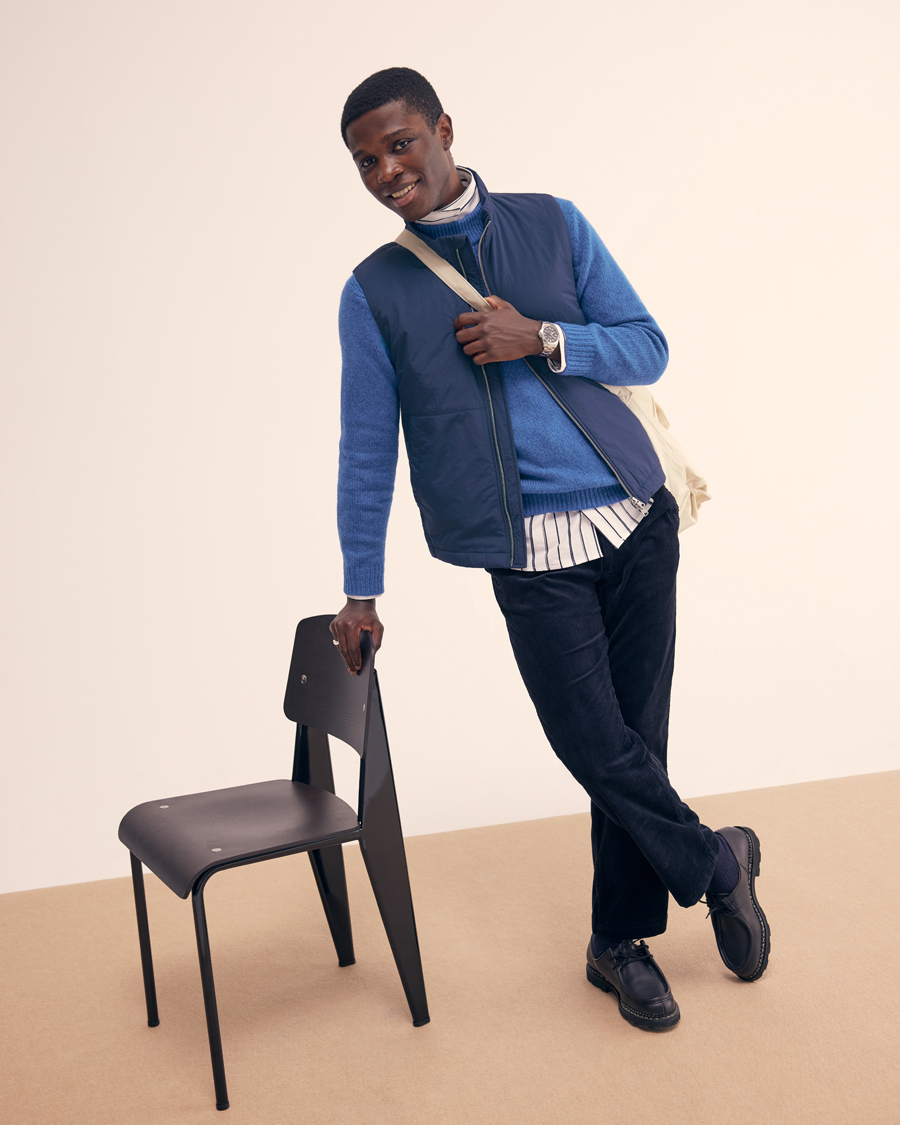 Mies | Housut | NN07 | Alex Regular Fit Corduroy Pants Navy Blue