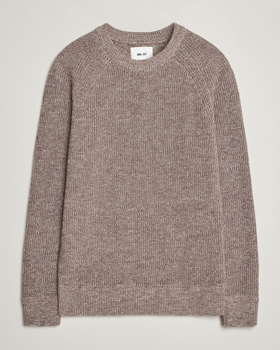 Mies | NN07 | NN07 | Jacobo Cotton Crewneck Sweater Iron Melange