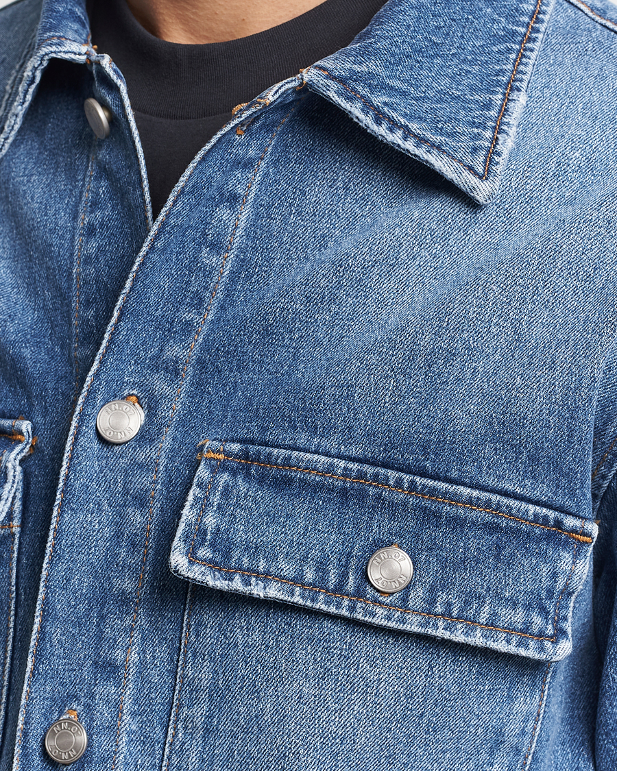 Mies | Takit | NN07 | Roger Denim Jacket Mid Blue