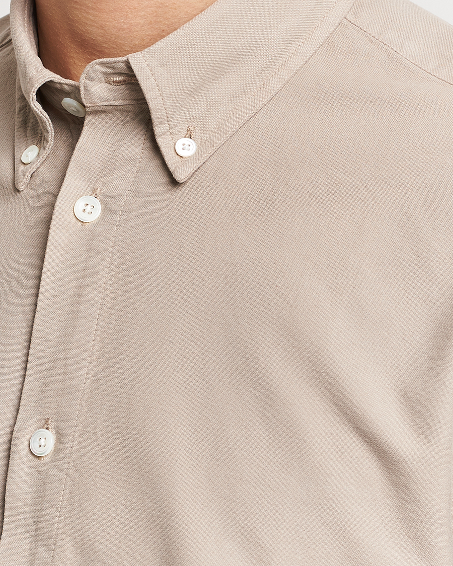 Mies | Kauluspaidat | NN07 | Arne Button Down Oxford Shirt Khaki Sand