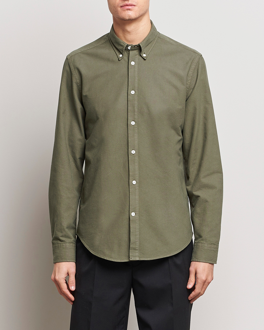 Mies | Kauluspaidat | NN07 | Arne Button Down Oxford Shirt Dark Green
