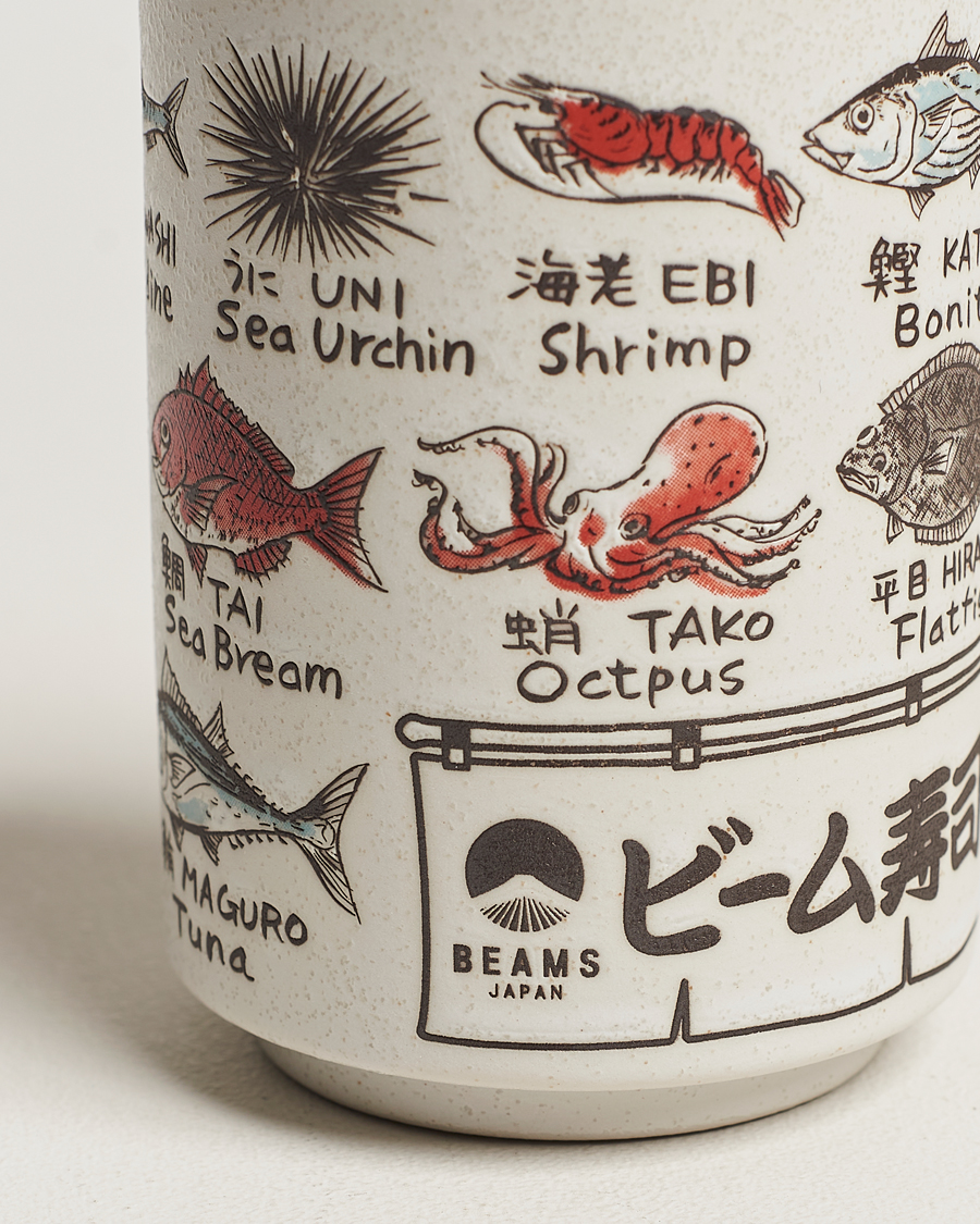 Mies | Beams Japan | Beams Japan | Ceramic Fish Sushi Cup White