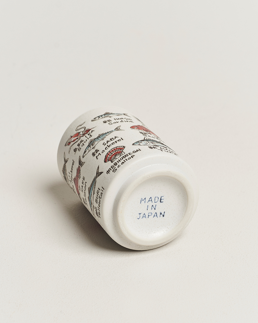 Mies | Beams Japan Ceramic Fish Sushi Cup White | Beams Japan | Ceramic Fish Sushi Cup White