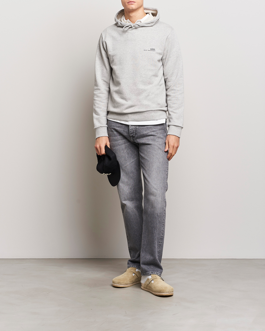 Mies | Puserot | A.P.C. | Item Hoodie Heather Grey