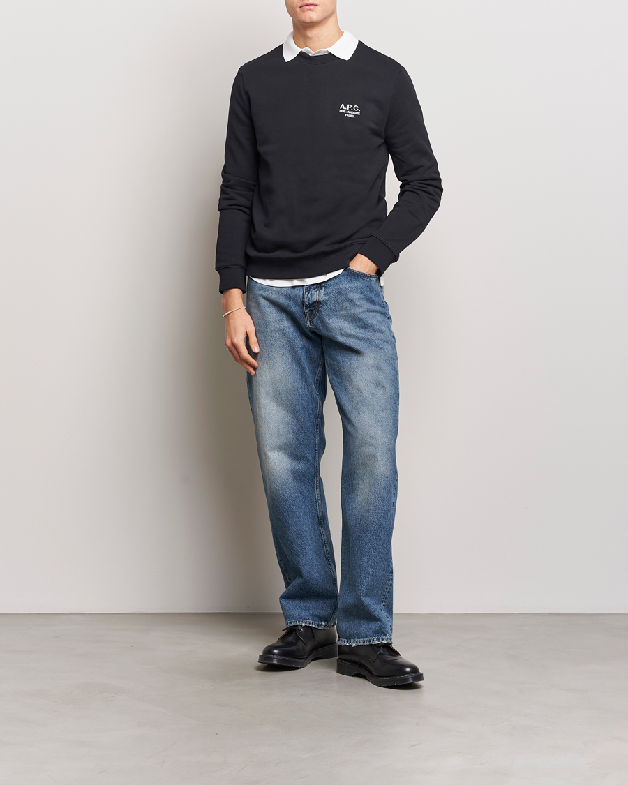 Mies | Puserot | A.P.C. | Rider Sweatshirt Black