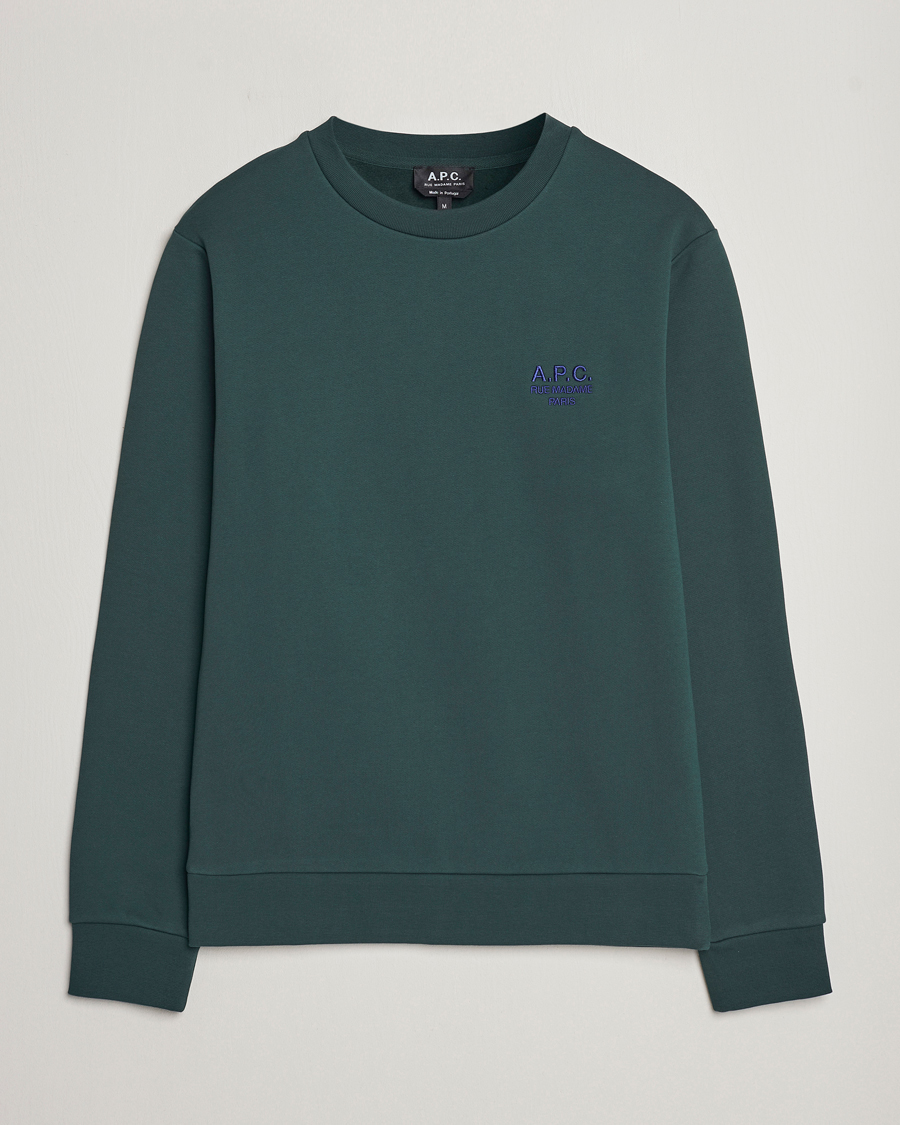 Mies | Puserot | A.P.C. | Rider Sweatshirt Pine Green